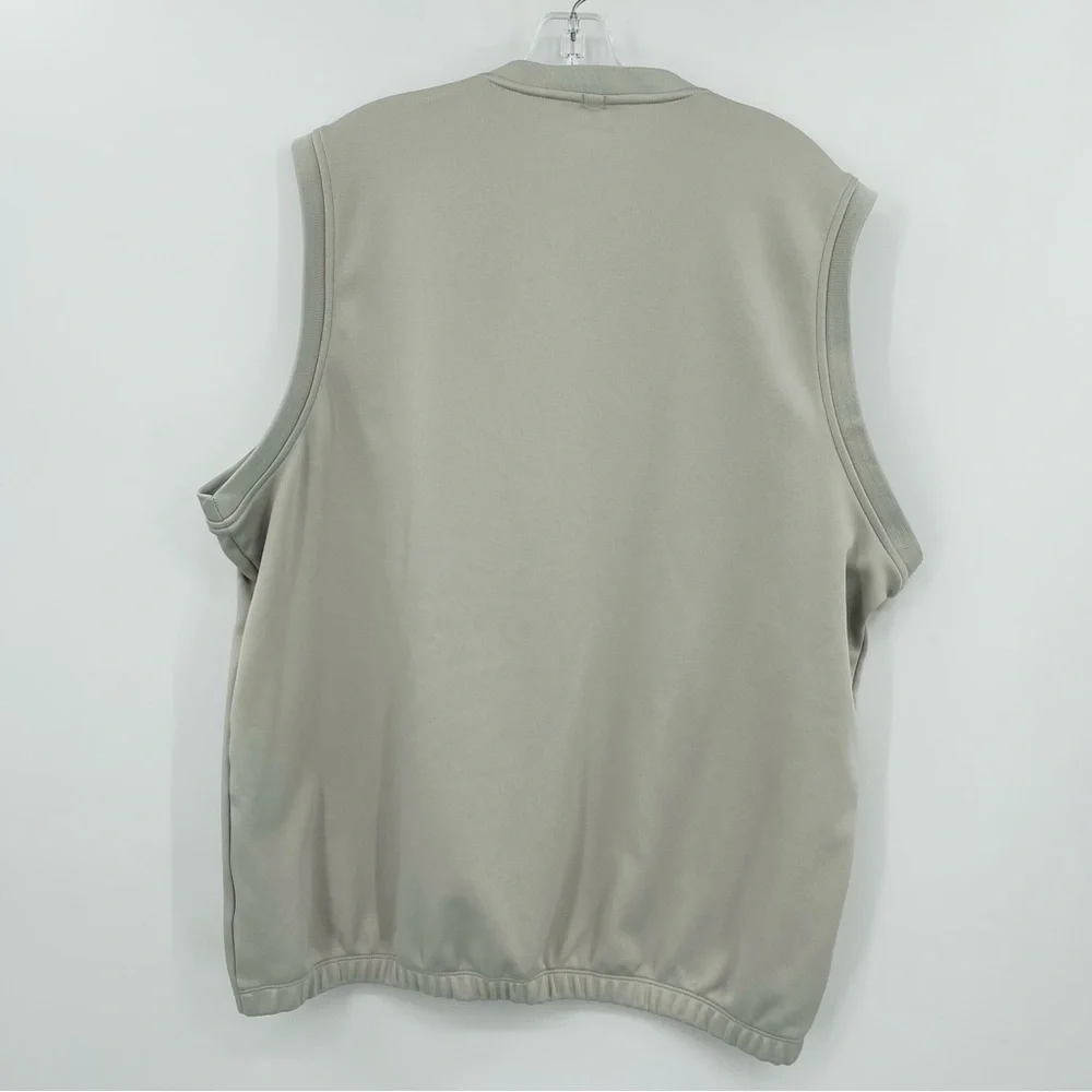 Nike Golf dri fit grey vest active wear logo men's size XL‎